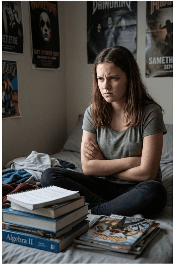 academic stress teenagers anger